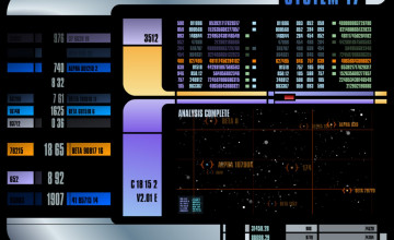 Star Trek Control Panel Wallpaper