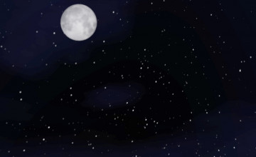 Stars and Moon
