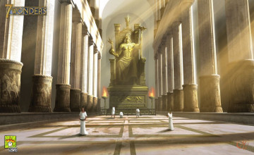 Statue of Zeus at Olympia Wallpapers
