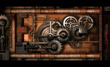 Steampunk Gears Wallpapers