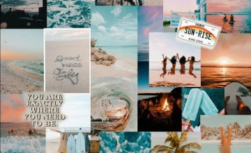 Summer Collage Beach Wallpapers