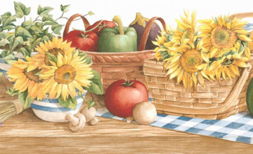 Sunflower Country Wallpaper Border