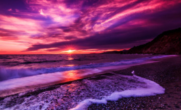 Sunset Purple Wallpapers