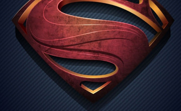 Superman Logo Wallpaper for iPhone