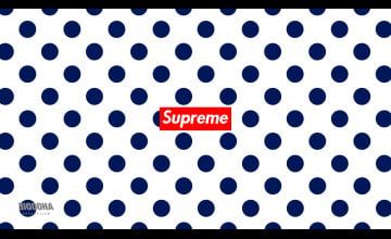 Supreme Dots Wallpaper