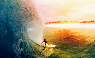 Surfing Wallpaper for Computer