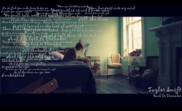Taylor Swift Back To December Desktop Wallpapers