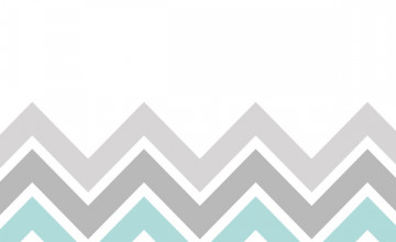 Teal and White Chevron Wallpapers