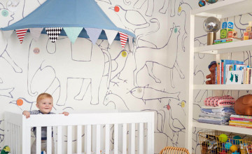 Temporary Wallpaper for Nursery