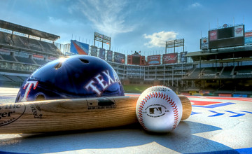 Texas Rangers Baseball Desktop Wallpaper
