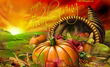 Thanksgiving 3d Wallpaper