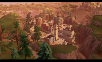 Tilted Towers Fortnite Wallpapers