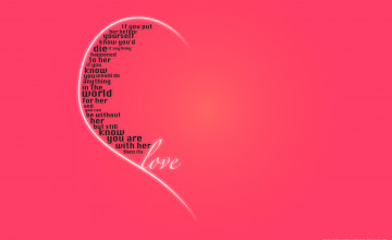 True Love Wallpaper with Quotes