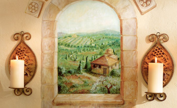 Tuscan Wall Mural