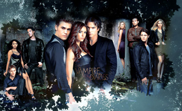 Vampire Diaries Cast Wallpaper