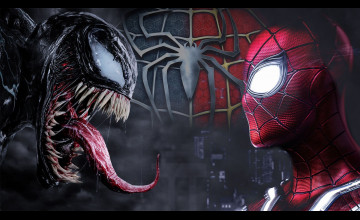 Venom And Spider-Man Desktop
