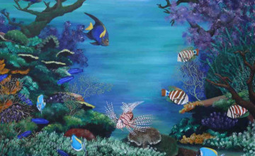 Wallpaper Coral Reef