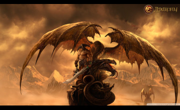Wallpaper Dragon Warrior