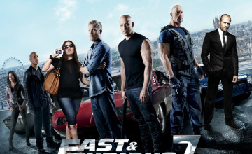 Wallpaper Fast and Furious 7