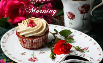 Wallpaper Good Morning with Love