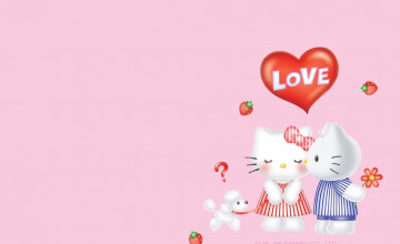 Wallpapers Hello Kitty Love
