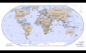 Wallpaper Map of the World