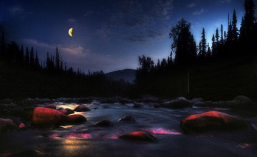 Wallpaper Moon River