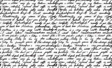 Wallpaper with Cursive Words