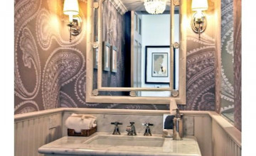 Wallpapered Powder Rooms