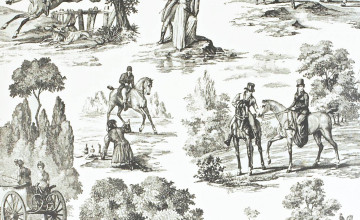 Warwick Hunting Scene Toile Wallpapers