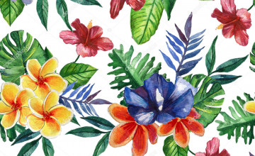 Watercolor Floral Summer Wallpapers