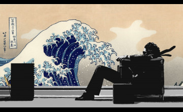 Waves Japanese Wallpaper Lyrics
