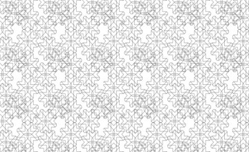 White Geometric Wallpaper