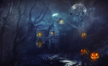 Widescreen Full HD Halloween Wallpaper