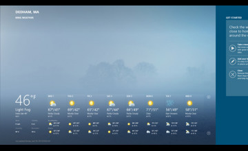 Windows 10 Weather