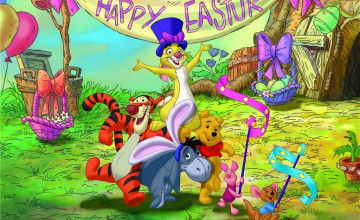 Winnie the Pooh Easter Wallpapers