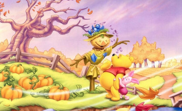 Winnie the Pooh Fall Wallpapers