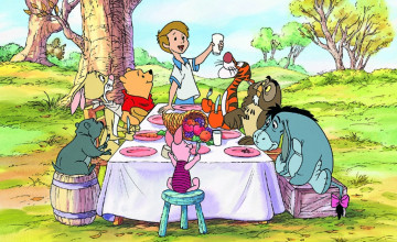 Winnie the Pooh Thanksgiving Wallpapers