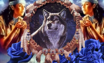 Wolf Dream Catcher Wallpapers