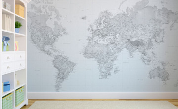 World Map Wallpapers for Kids