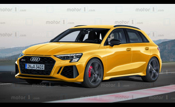 Yellow RS3 Saloon Wallpapers